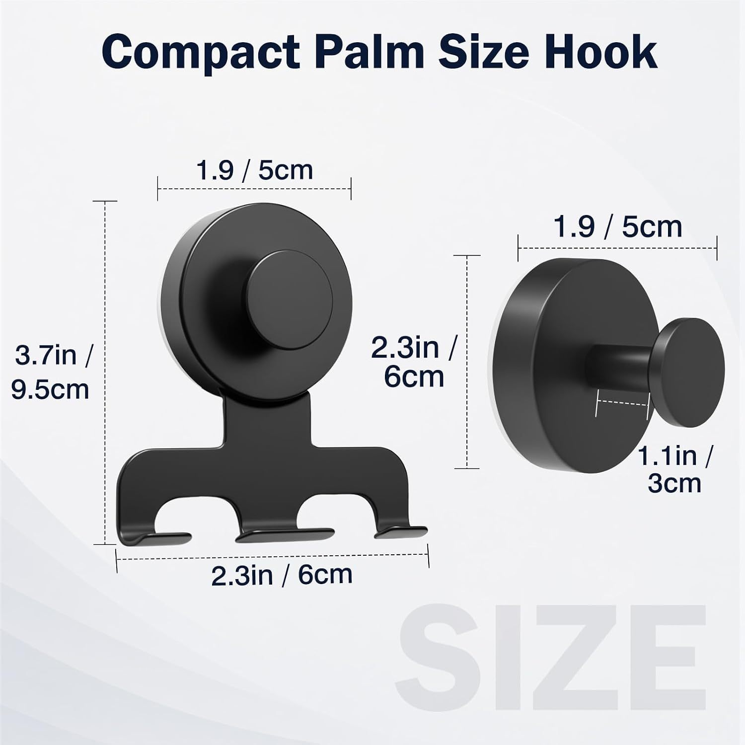 Luxspire Razor Holder for Shower Heavy Duty Suction Cup Hooks for Shower