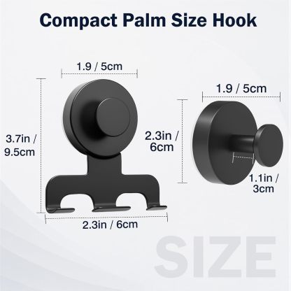 Luxspire Razor Holder for Shower Heavy Duty Suction Cup Hooks for Shower