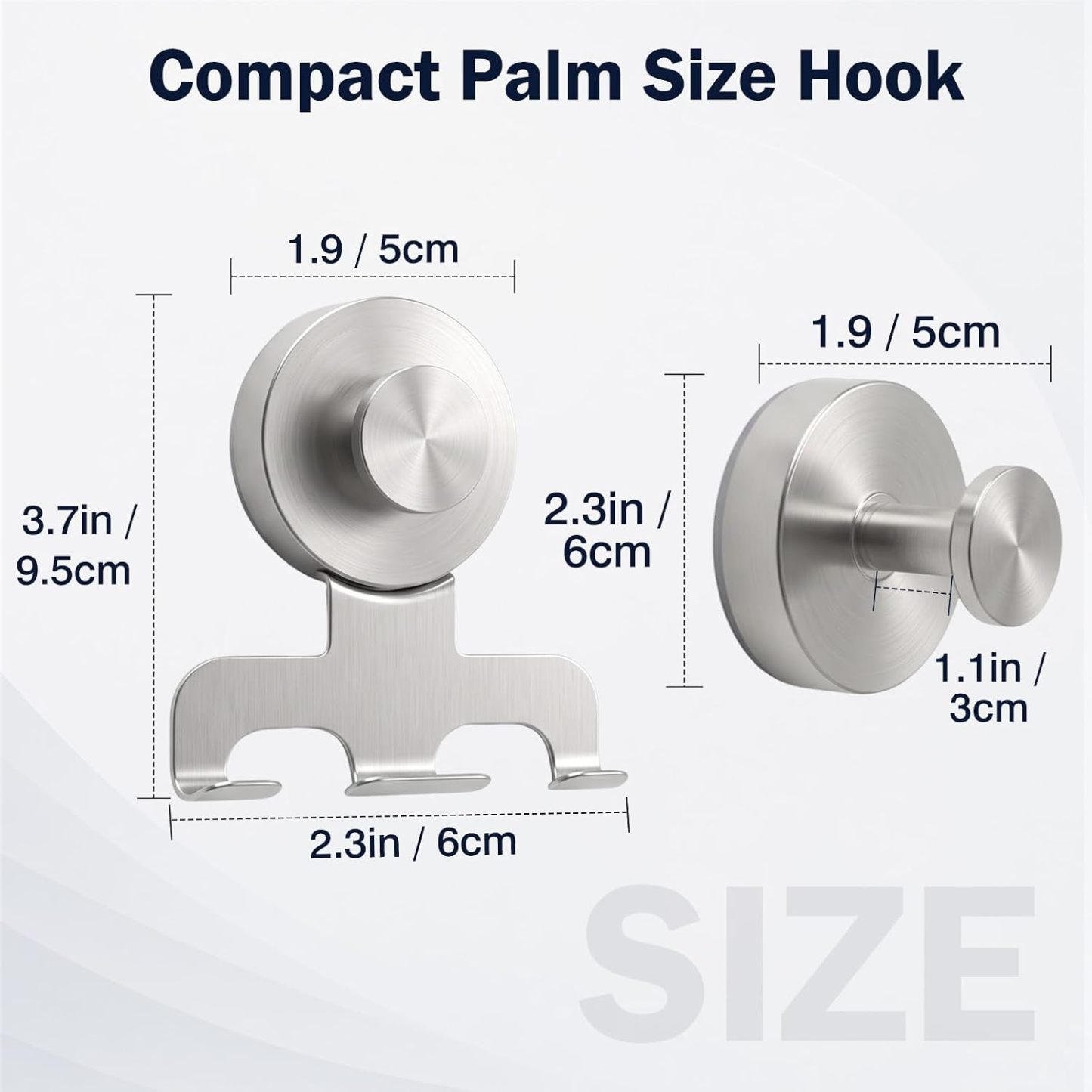 Luxspire Razor Holder for Shower Heavy Duty Suction Cup Hooks for Shower