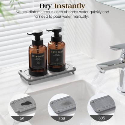 Luxspire Foaming Soap Dispenser, Glass Foam Pump Soap Dispenser, Non-Slip Hand Soap Dispenser with 5 Waterproof Labels, 15 Oz Refillable Liquid Soap Dispenser for Bathroom & Kitchen,2 Pack