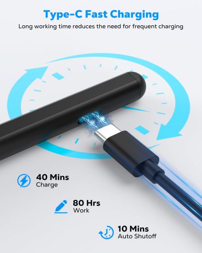 MoKo Microsoft Stylus Pen,Surface Pen for Microsoft Surface Pro 12/11/10/9/8/X/7+/6/5/4/Go 4/3/2/1/Laptop/Studio/Book,Magnetic Adsorption, Palm Rejection Stylus Pen