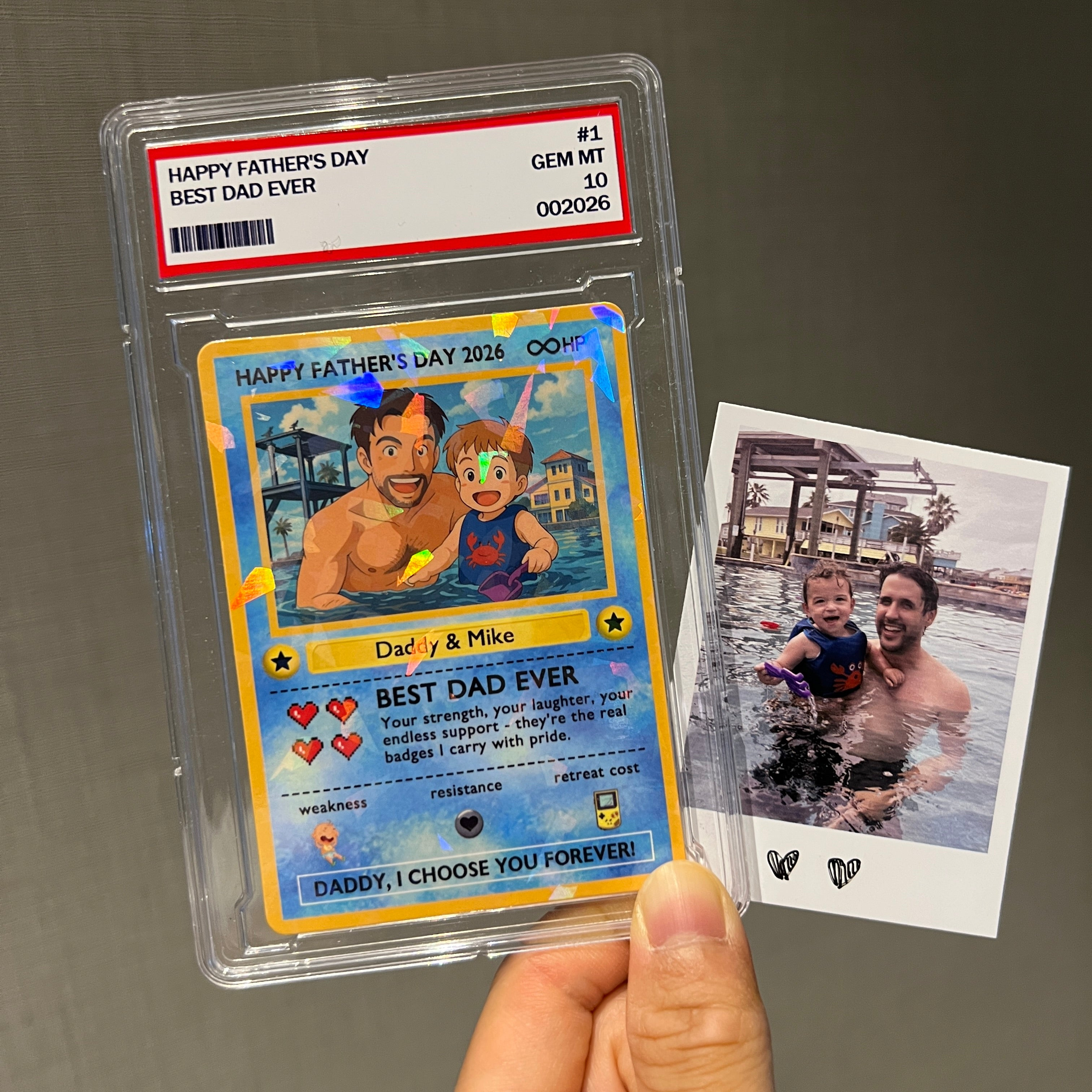 Personalized "LegendaryDad" Love Card