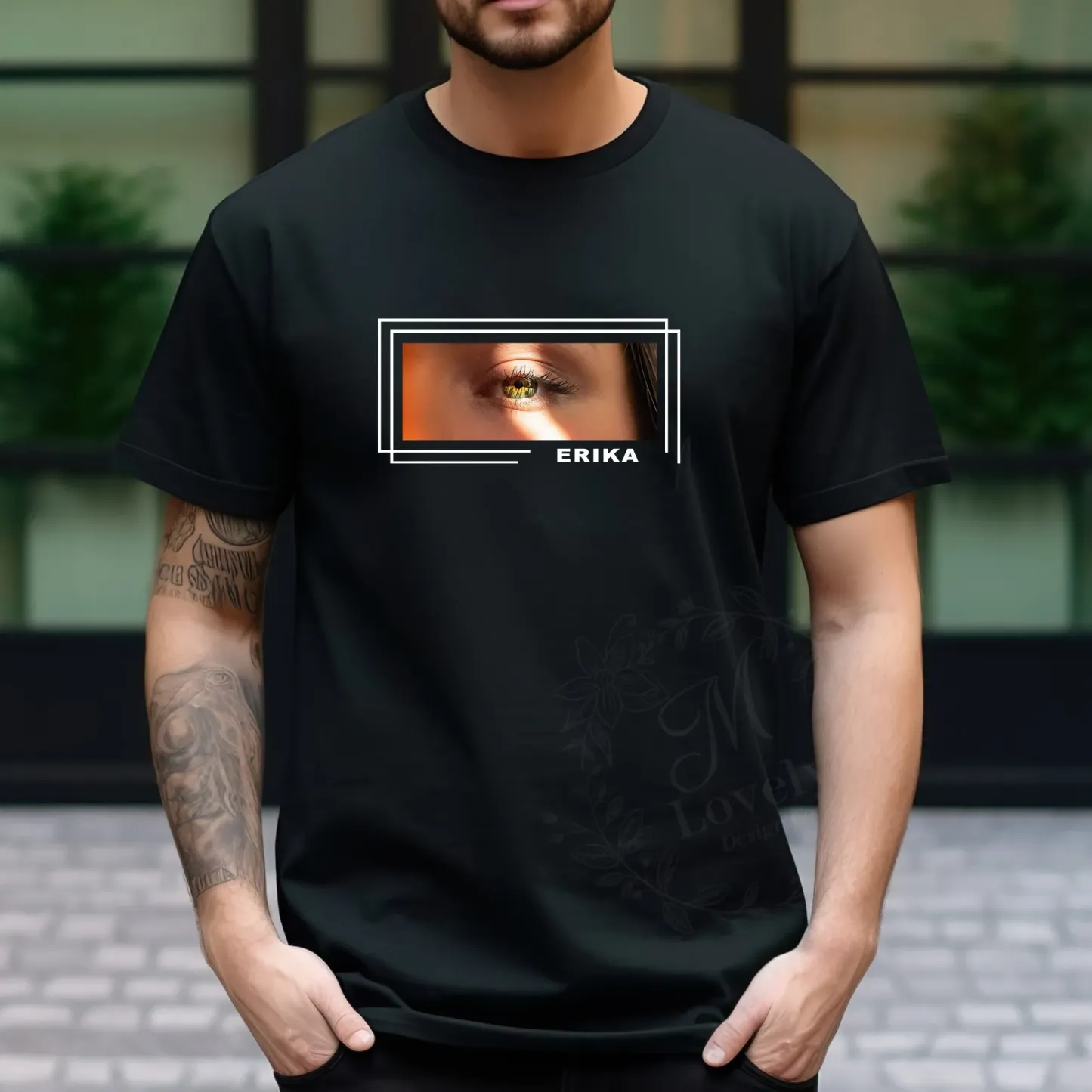 Unique Custom Eyes Tee Perfect Couple Gift