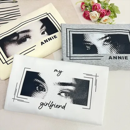 Unique Custom Eyes Tee Perfect Couple Gift