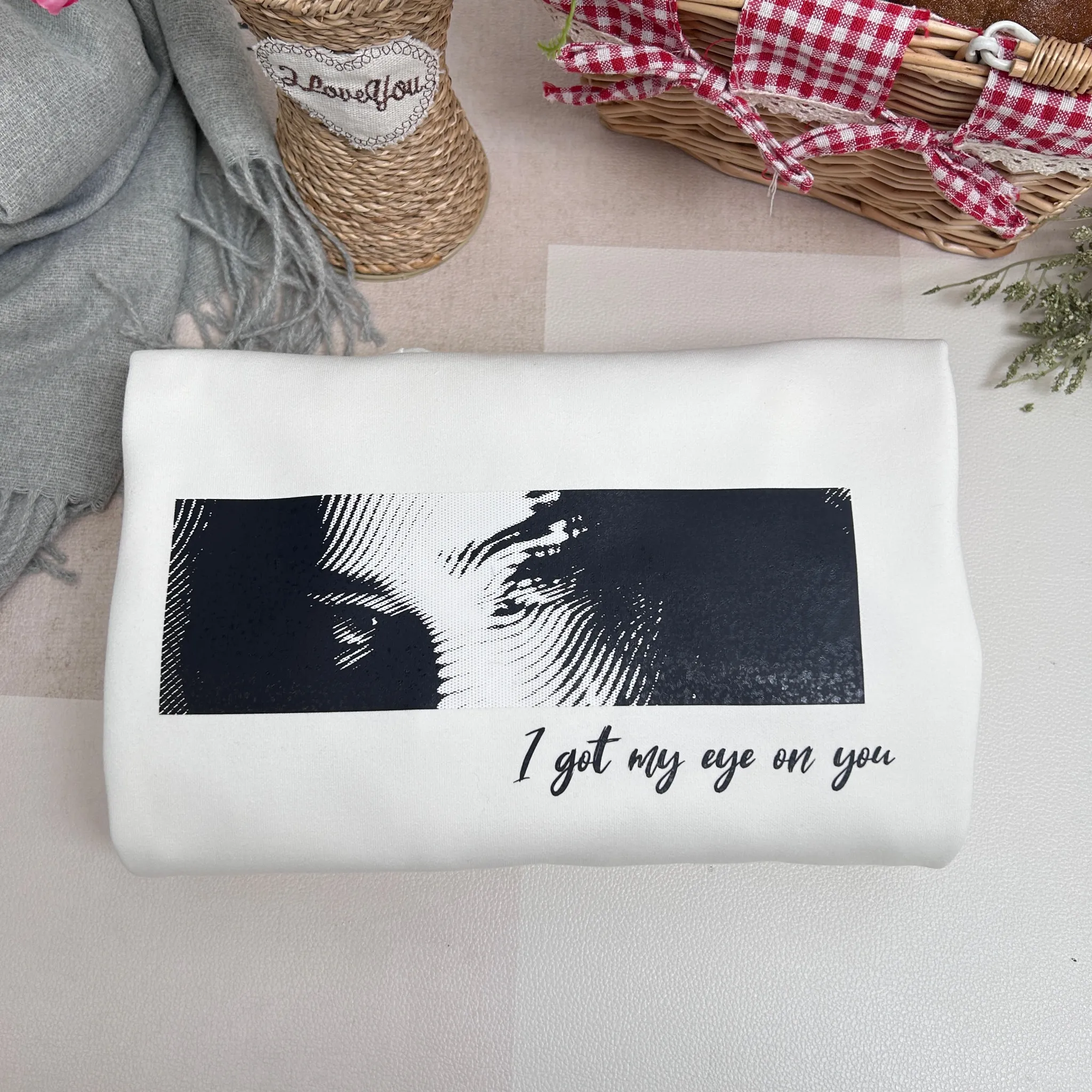 Unique Custom Eyes Tee Perfect Couple Gift