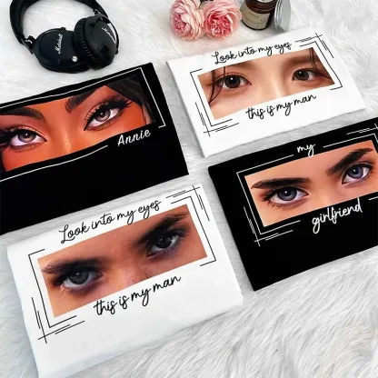 Unique Custom Eyes Tee Perfect Couple Gift
