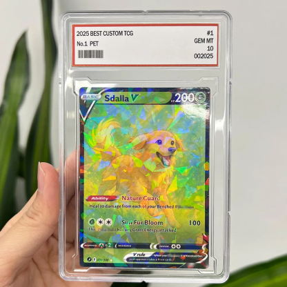Personalized Pet Anime Art Trading Card Combined version
