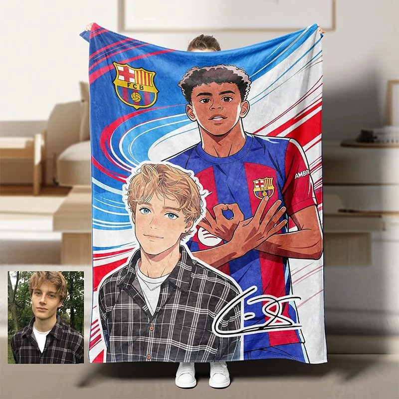 Anime Football Star Custom Blanket