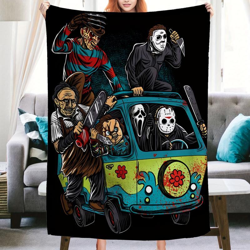 Horror Movie Halloween Blanket