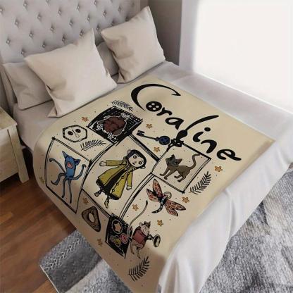Cartoon Movie Flannel Throw Blanket