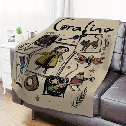 Cartoon Movie Flannel Throw Blanket