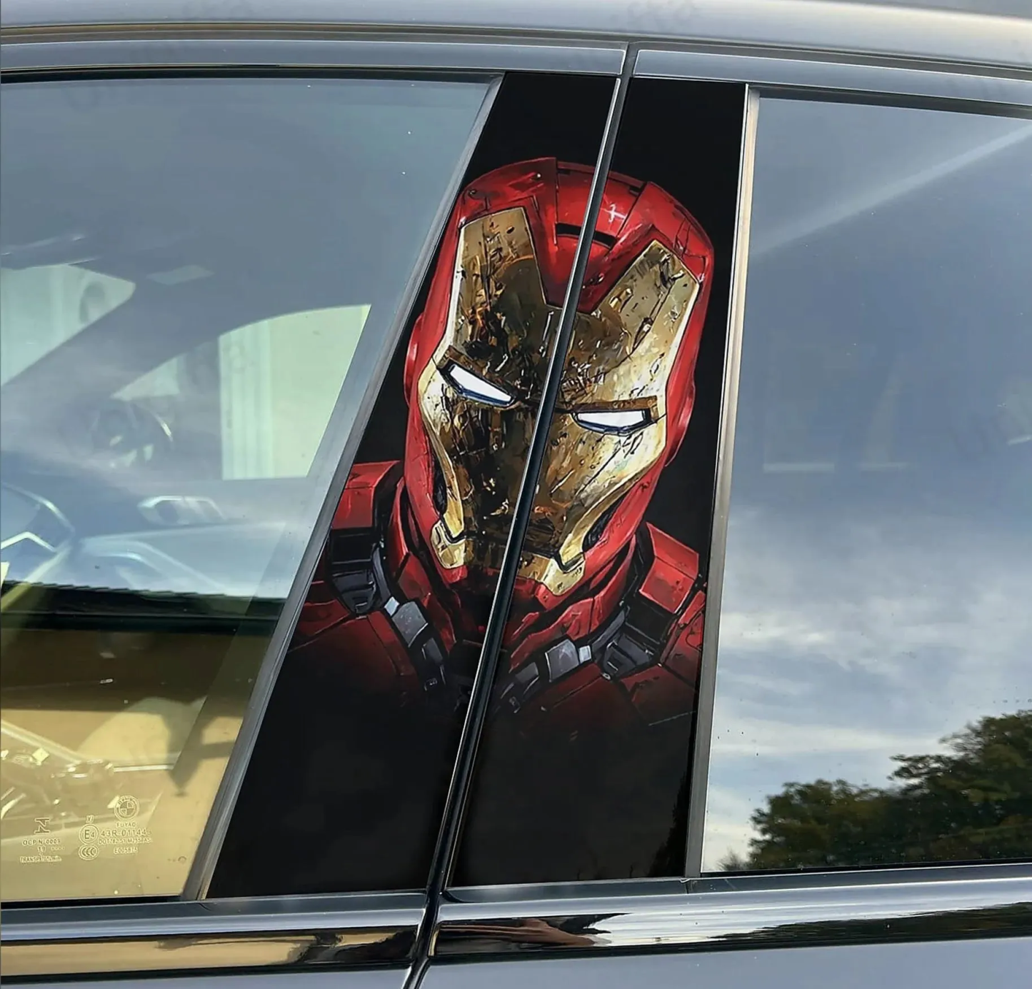 Halloween Cartoon B-Pillar Window Tint Film