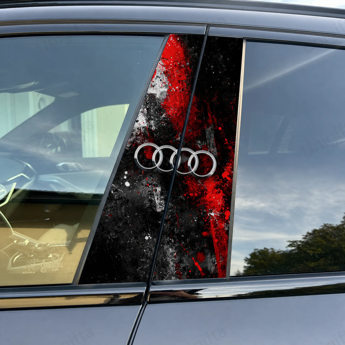 Halloween Color-Changing B-Pillar Emblem Film