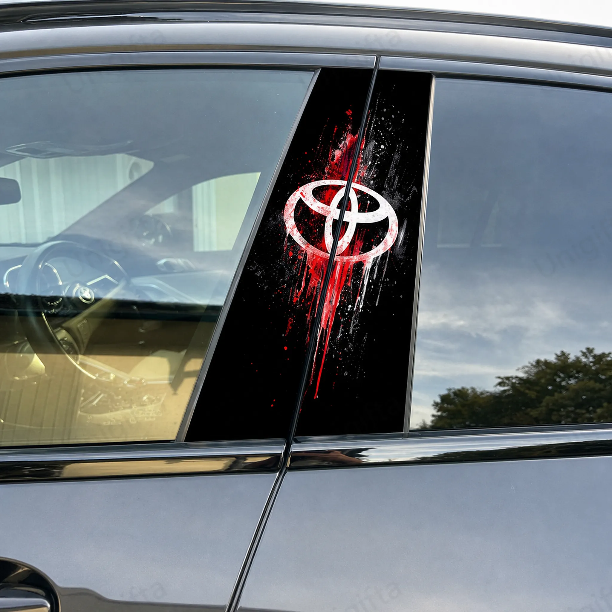 Halloween Color-Changing B-Pillar Emblem Film