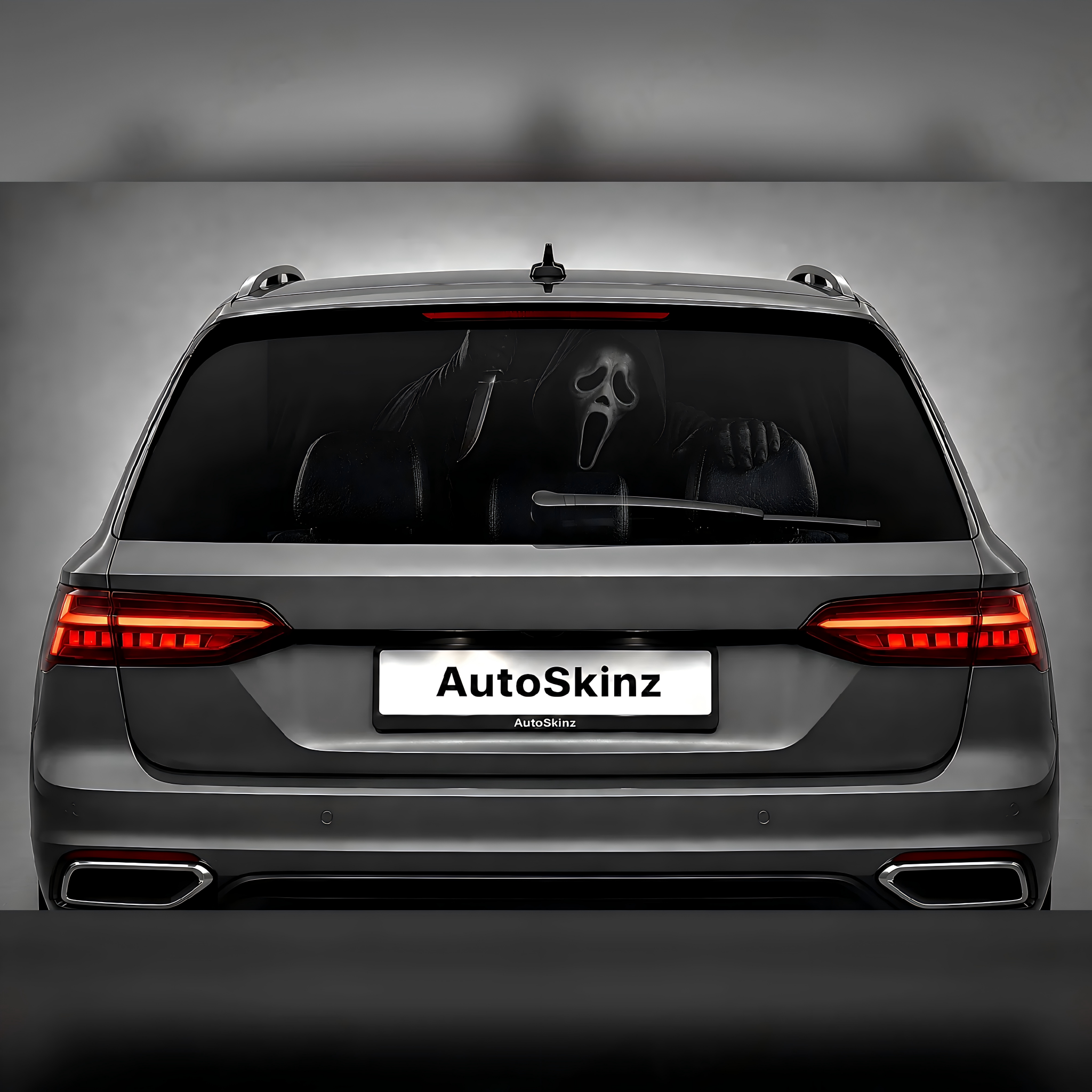 Halloween Horror One-Way Rear Window Film
