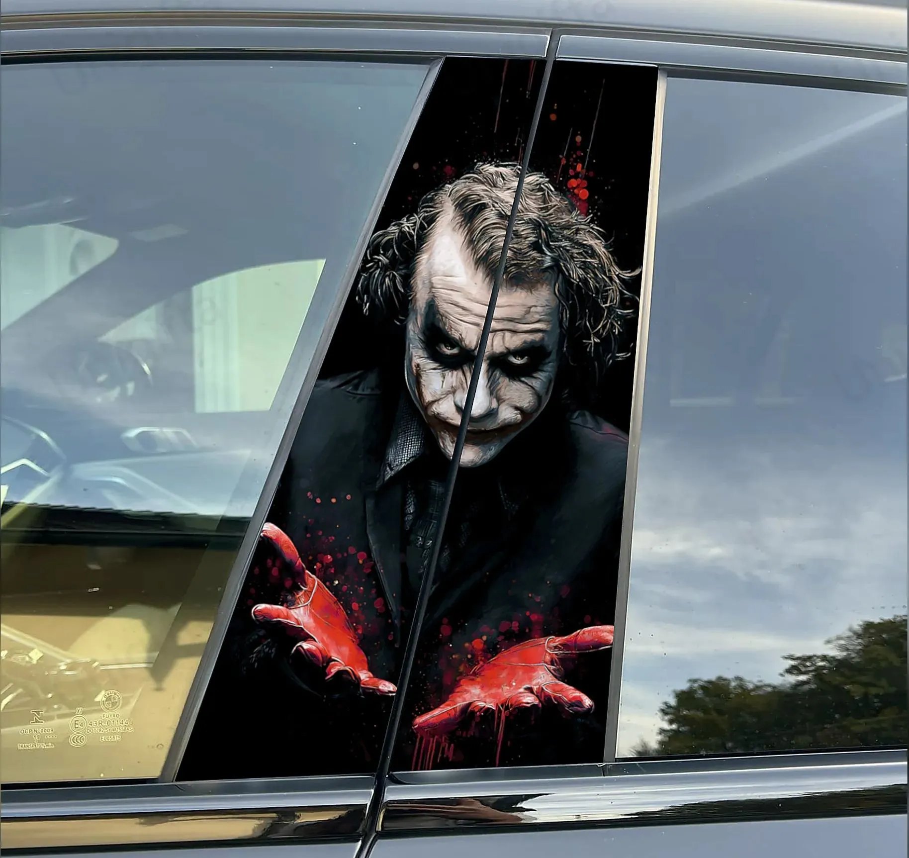 Horror Icons Car Pillar Decal(B-Pillar) – Halloween Series