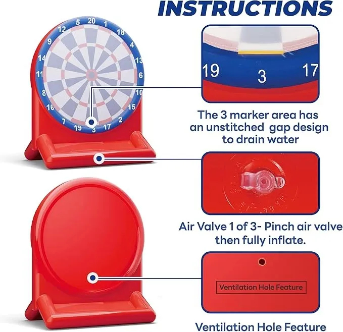 Inflatable Pool Dart Game Set – Fun Summer Toss Game for Kids & Family 🎯💦
