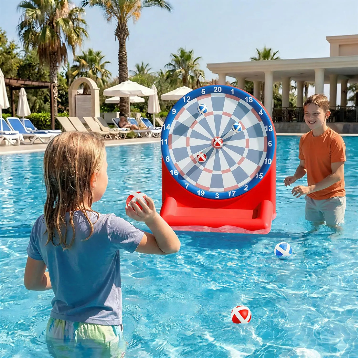 Inflatable Pool Dart Game Set – Fun Summer Toss Game for Kids & Family 🎯💦