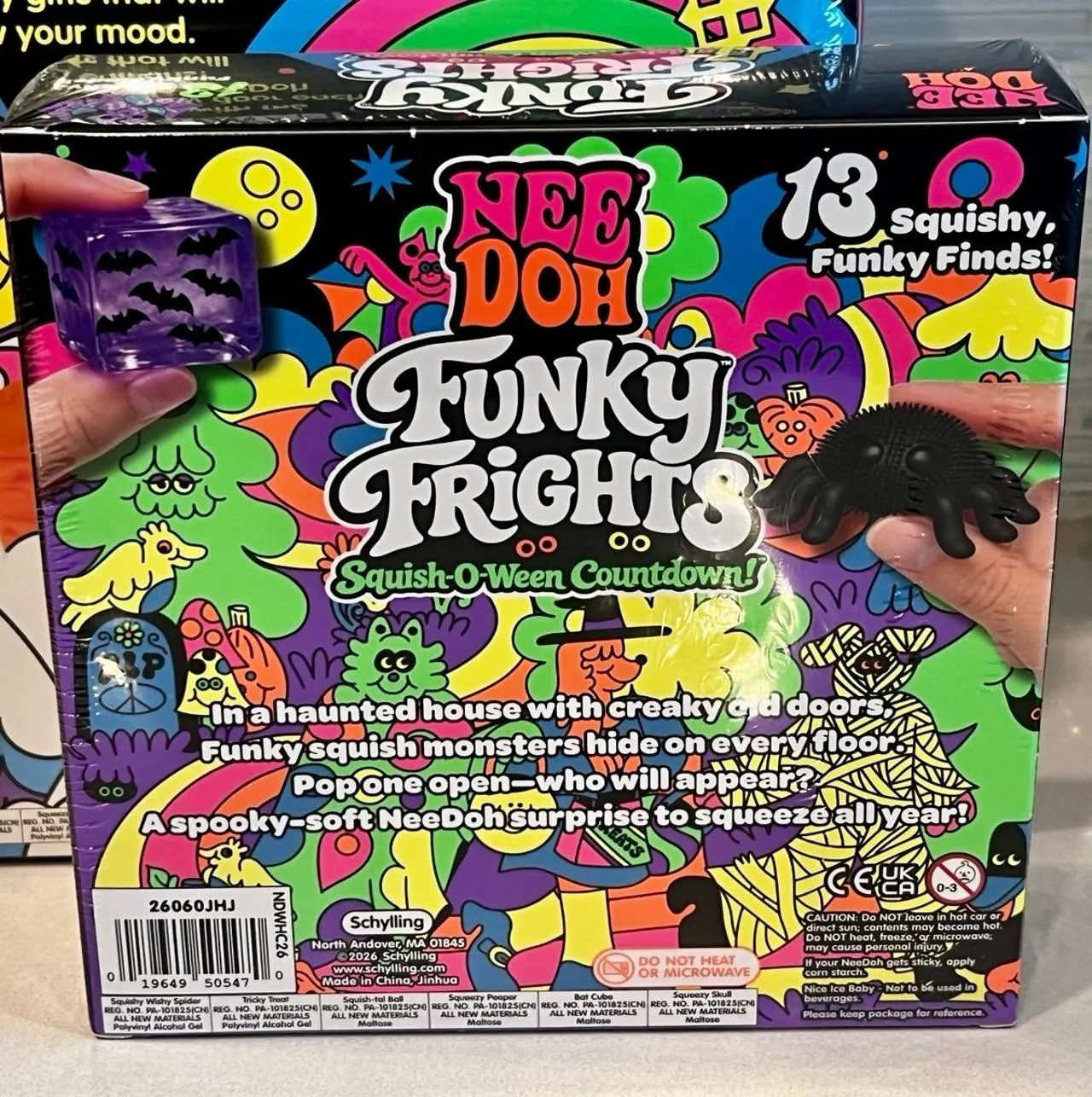 NeeDoh Funky Frights Countdown Halloween 2026 Calendar