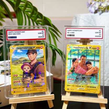 Personalized Photo Anime Card For Father's Day