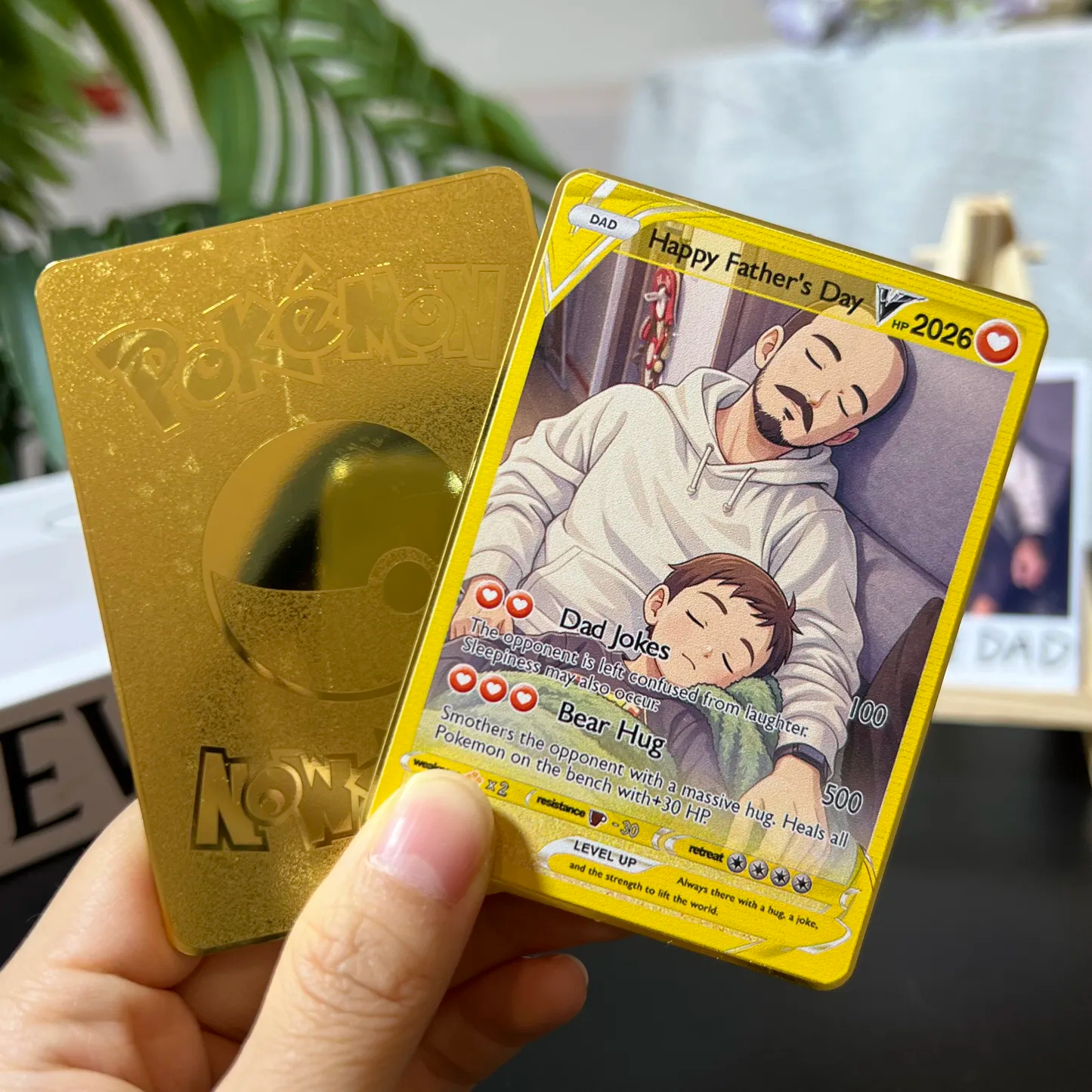 Personalized Photo Anime Card For Father's Day
