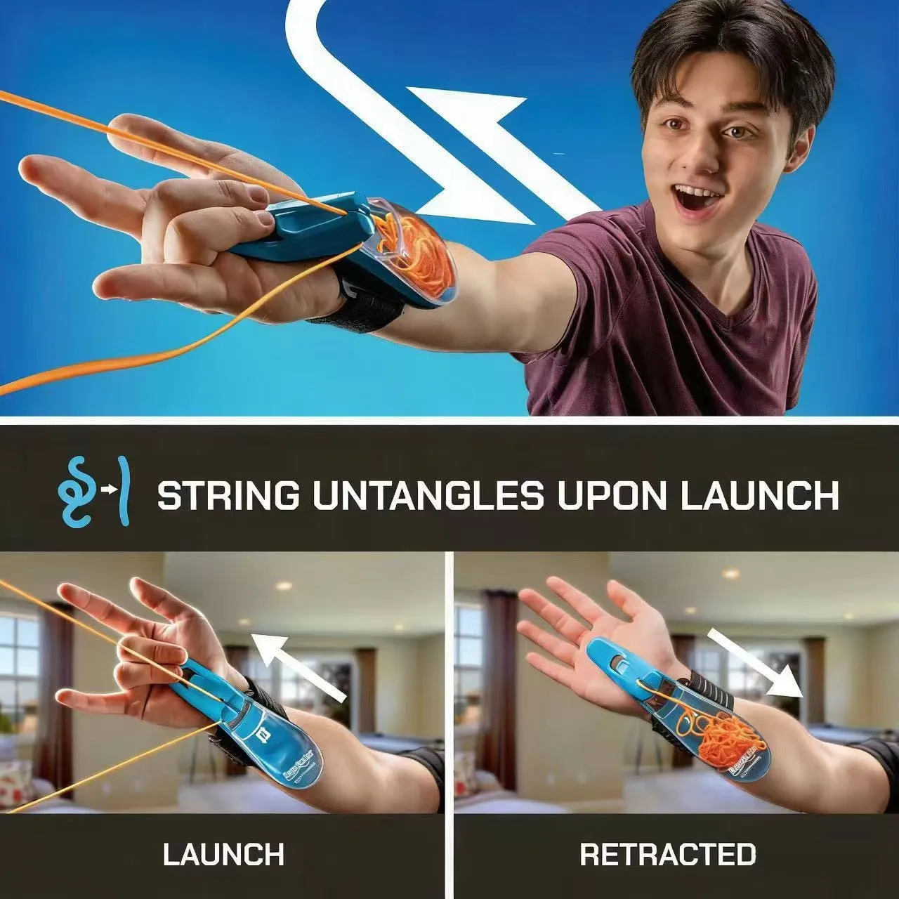 StringBlaze X – Real-Life Web Shooter Toy 🕸️⚡