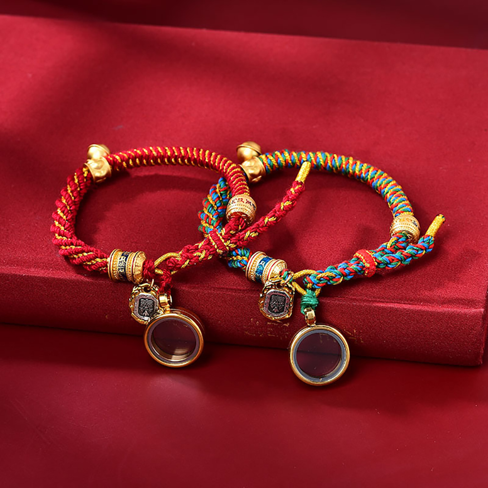 Zakiram Goddess of Wealth Tibetan Mantra Bracelet