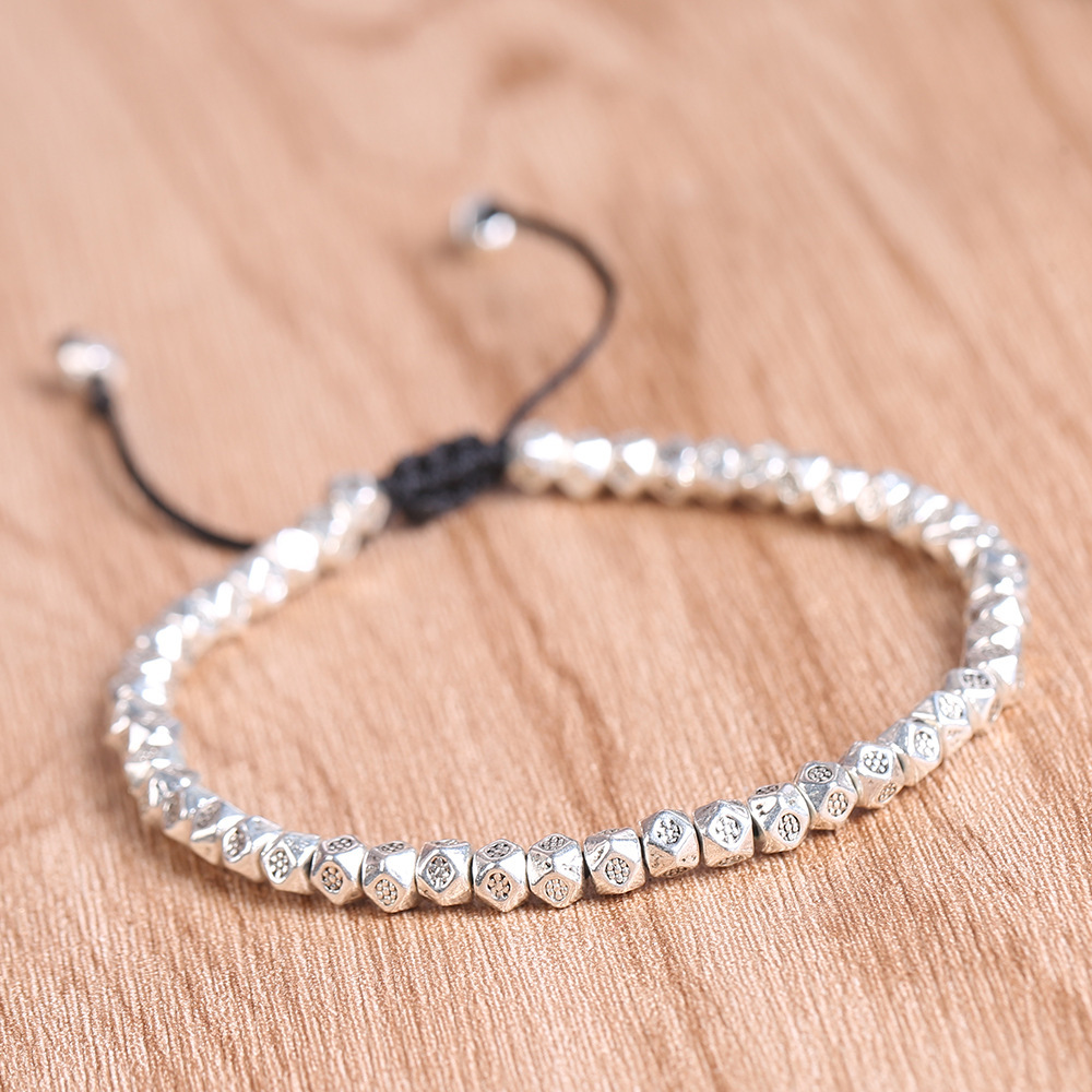 Copper Beads Harmony & Healing Bracelet - Silver, Gold Colors