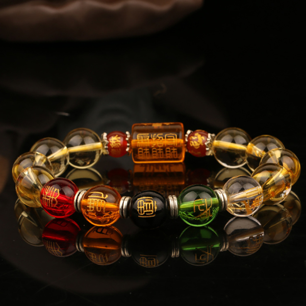Citrine the God of Wealth Bracelet & The 5 Element Crystals