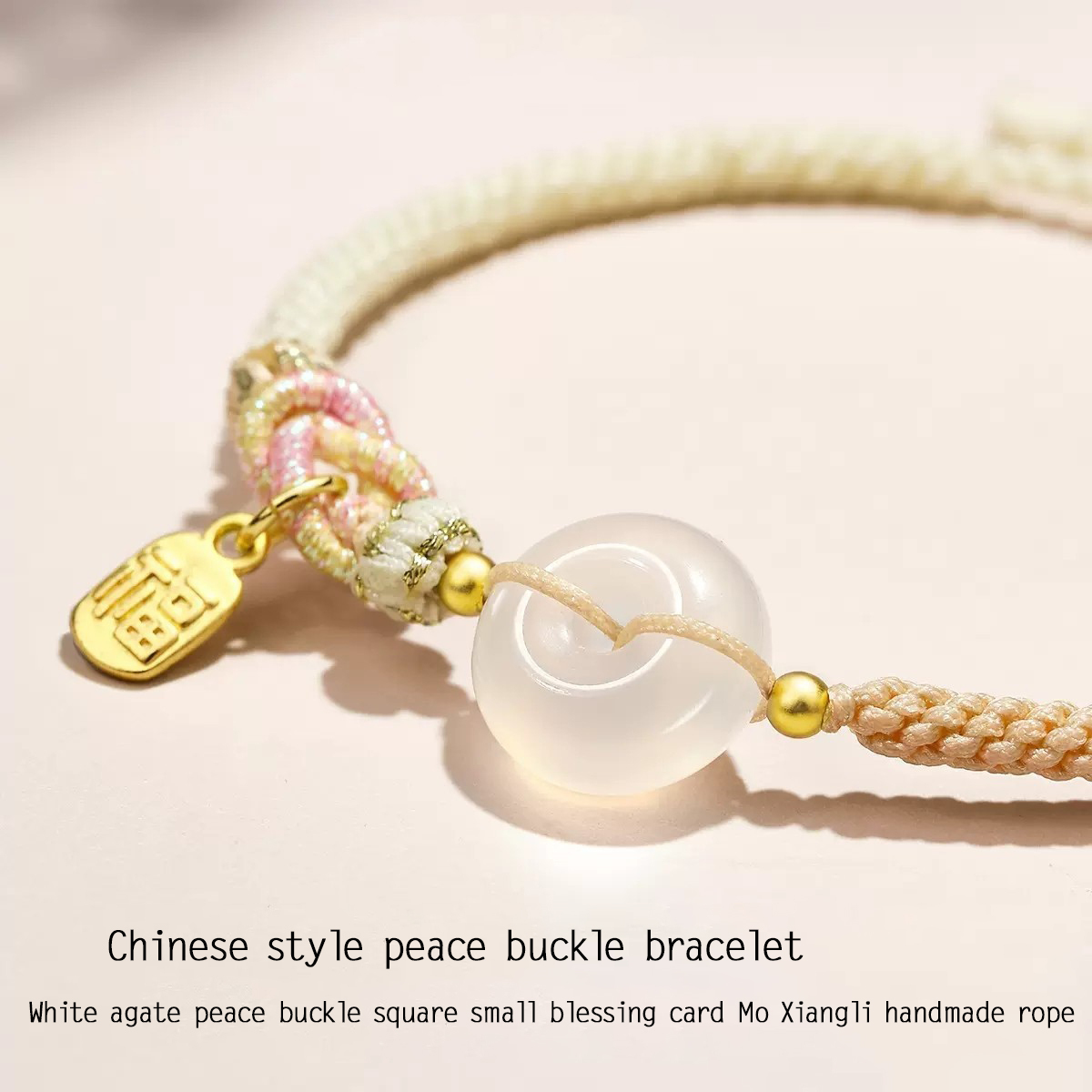 White Agate Fu Couple Bracelets - Give the Gift of Luck