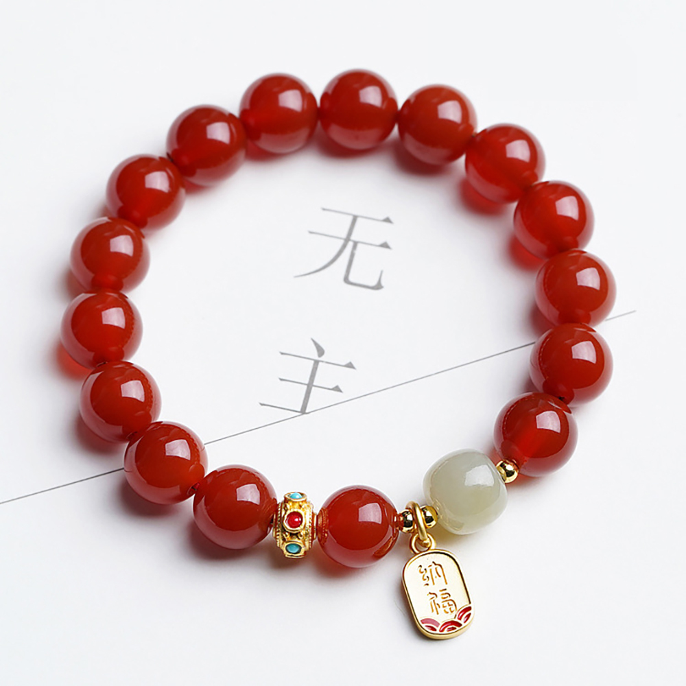 Red Agate Good Fortune Bracelet