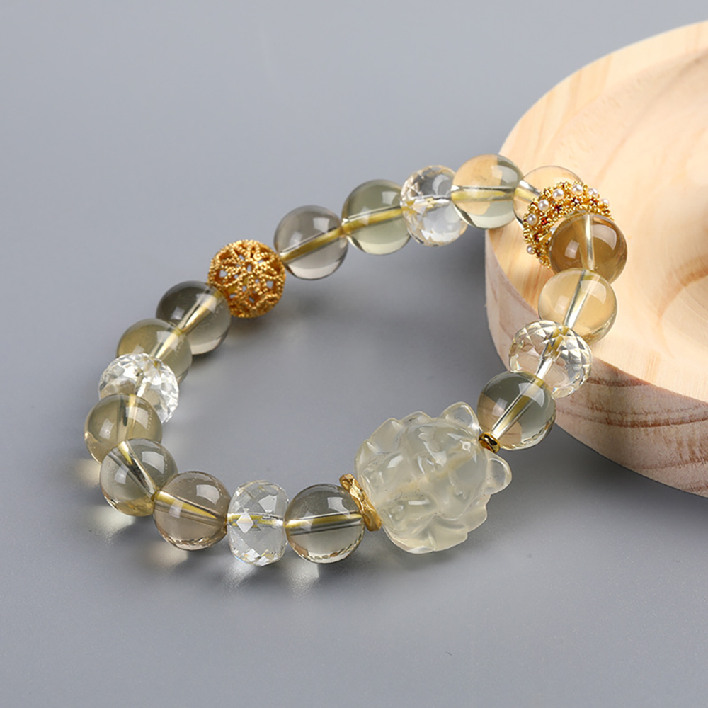 Nine-tailed Fox Citrine Pixiu Bracelet