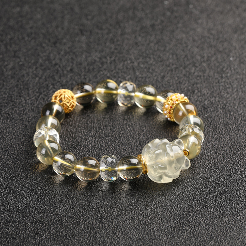 Nine-tailed Fox Citrine Pixiu Bracelet