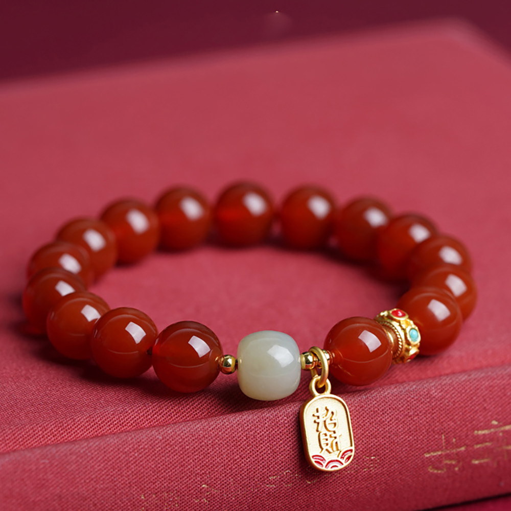 Red Agate Good Fortune Bracelet
