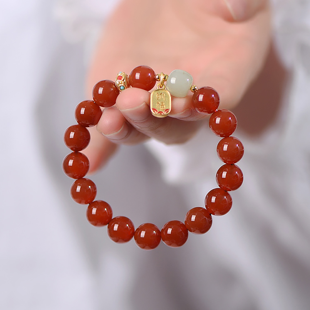 Red Agate Good Fortune Bracelet