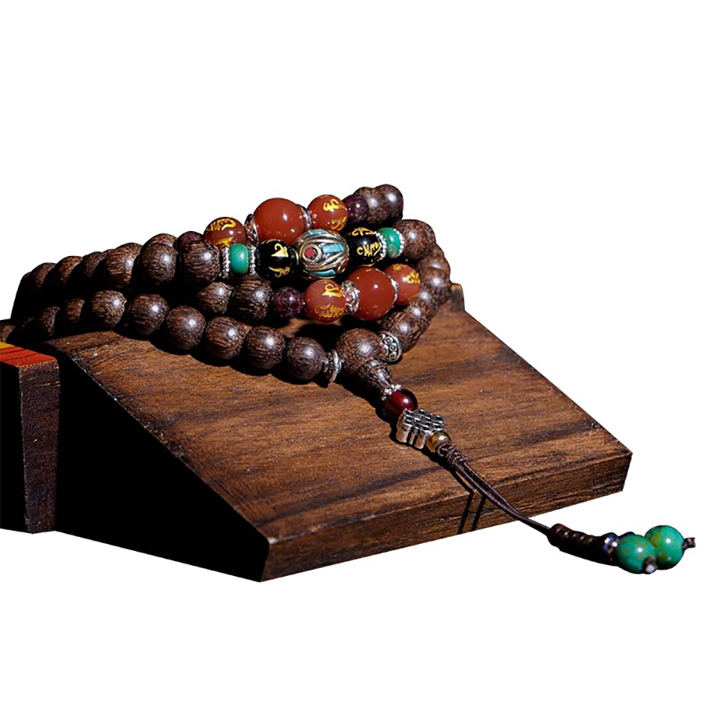 Zen Natural Wooden Beads Five Elements Bracelet
