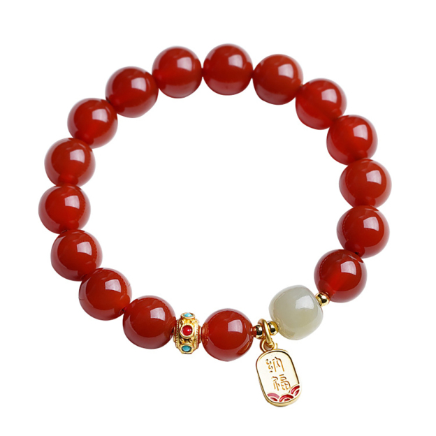 Red Agate Good Fortune Bracelet