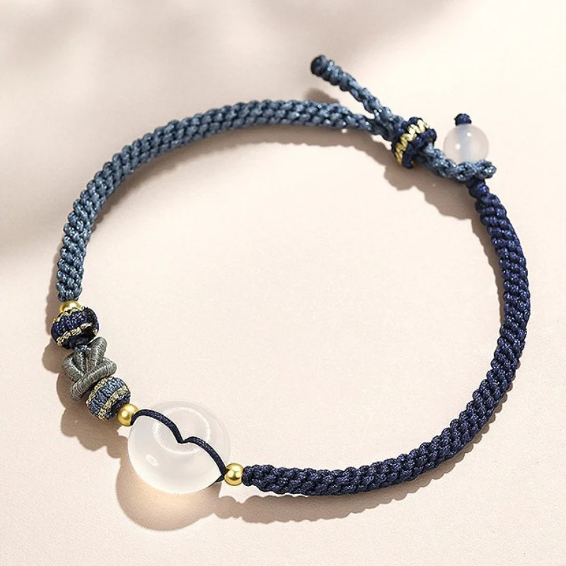 White Agate Fu Couple Bracelets - Give the Gift of Luck Luck •󠁏󠁏 Lov