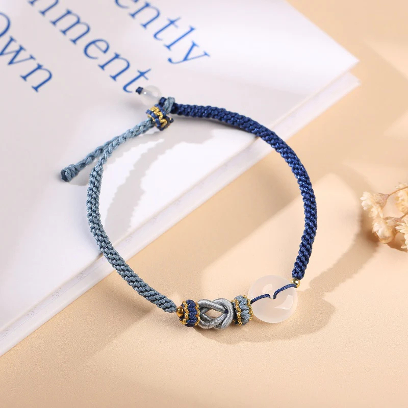 White Agate Fu Couple Bracelets - Give the Gift of Luck Luck • Love • Happiness
