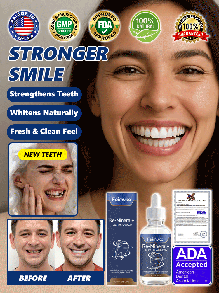 【Say Goodbye to Fake Braces & Grow New Teeth】Natural Tooth Growth Care Solution【Buy one, get one free!】