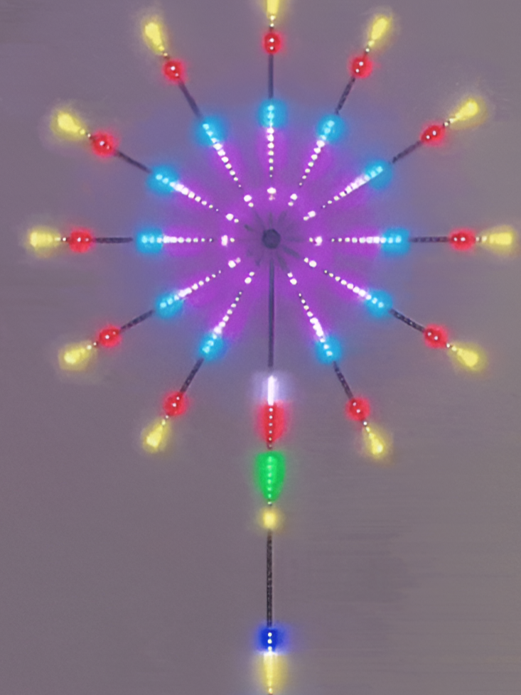 Intelligent Phantom Fireworks Light Strip 【A must-have for the festive atmosphere!】