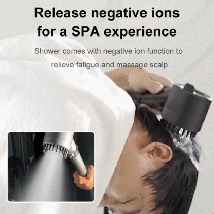 Multifunctional shower head with one-touch control and German massage function