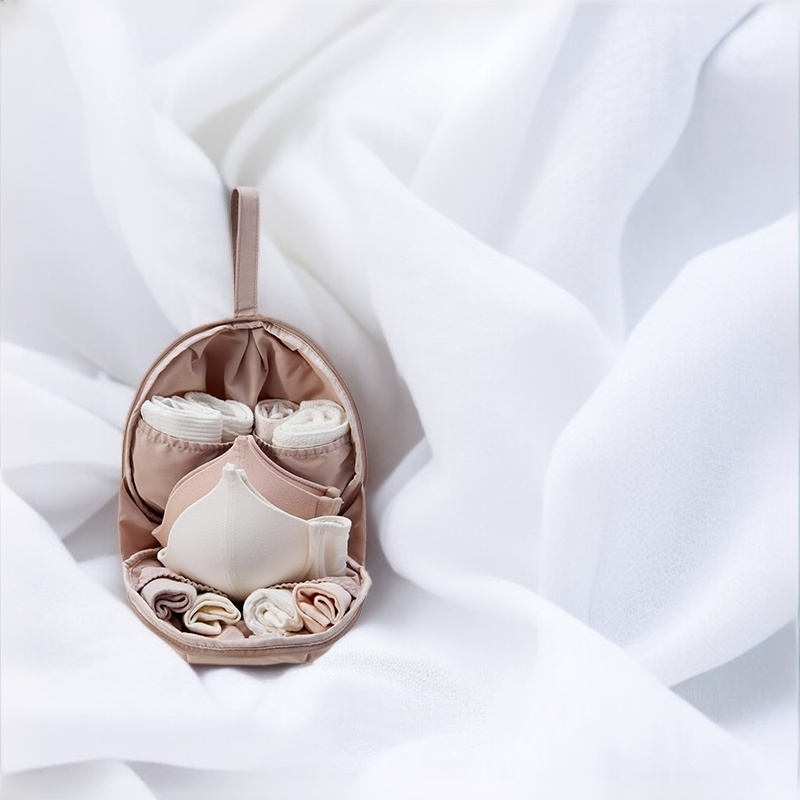 Waterproof ball shaped underwear storage bag