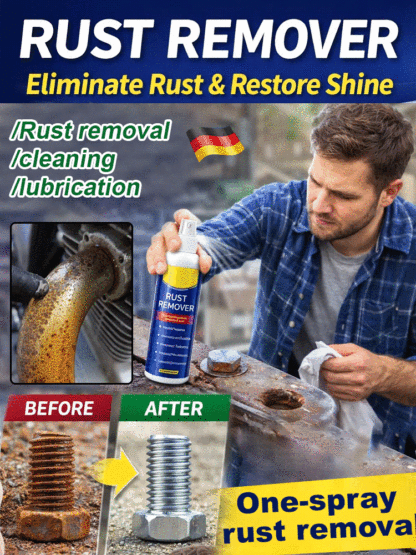 Multifunctional fast-acting rust remover spray【Buy 1 Get 1 Free】