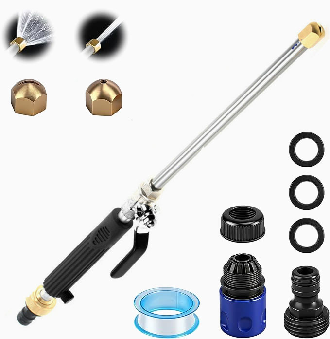 【One Spray for Spotless Cleaning】 Ultra High Pressure Power Washer Gun【Lifetime warranty, durable for 50 years!】