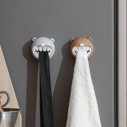 Hand towel and face towel hanger