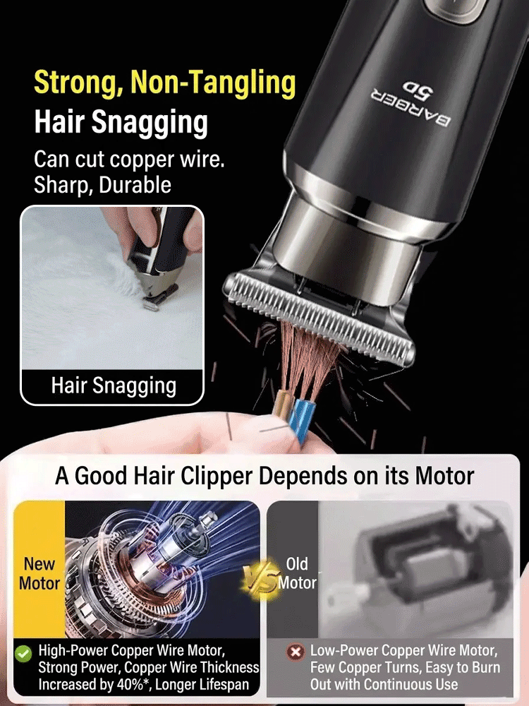 [Powerful Performance] Non-Snagging Electric Hair Clipper【German quality, durable for 30 years!】