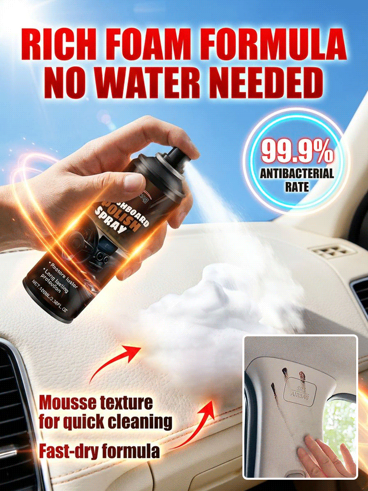 【Buy 1 Get 1 Free for a Limited Time!】[Wash + Nourish + Care 3-in-1] Car Interior Detailing Spray【Rejuvenate your car interior in just 3 minutes, making it look brand new!】