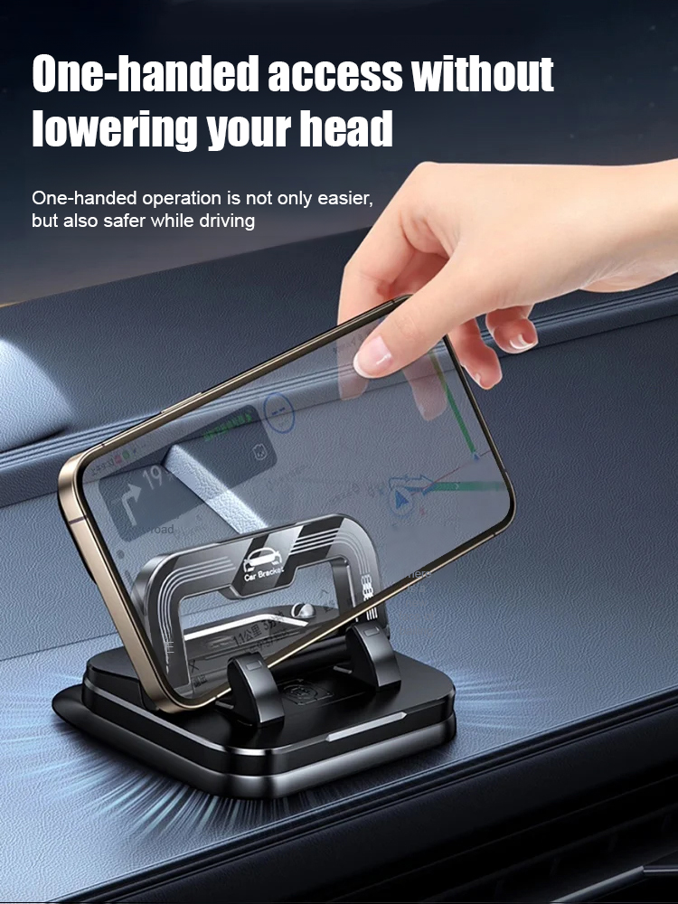 [Shake and won't fall off] Suction cup dashboard parking sign phone holder