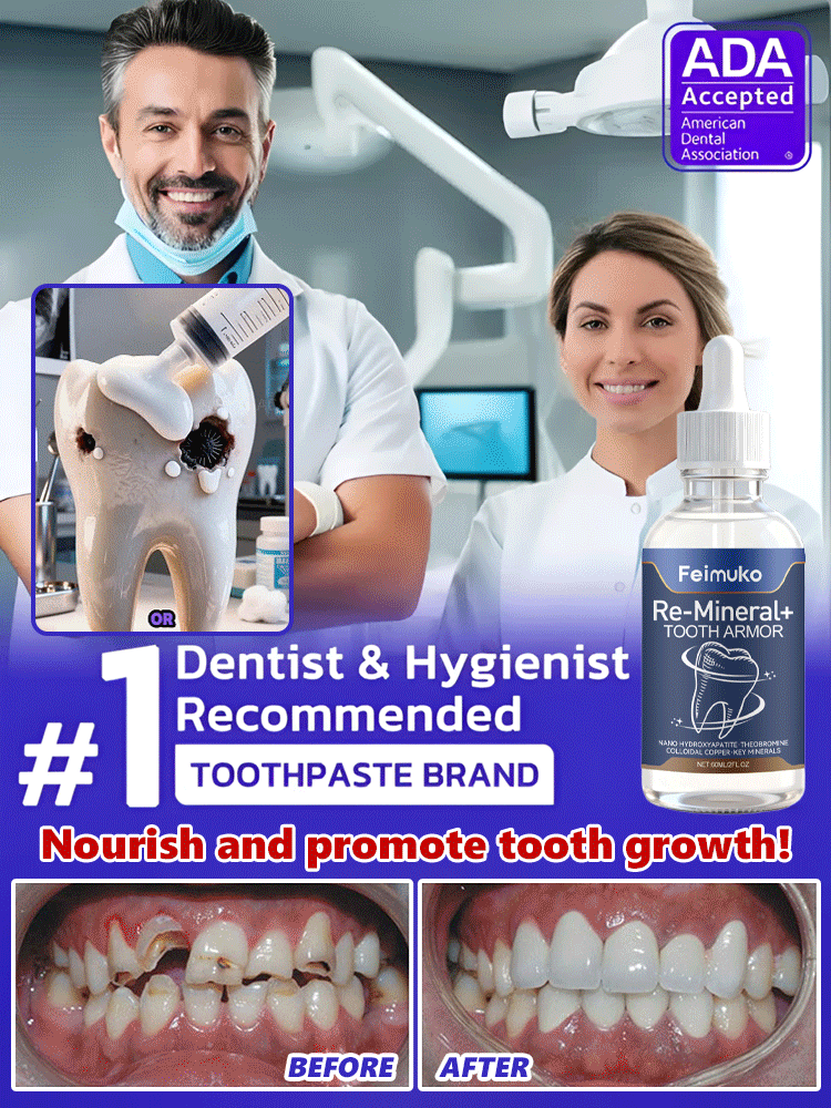 【Say Goodbye to Fake Braces & Grow New Teeth】Natural Tooth Growth Care Solution【Buy one, get one free!】